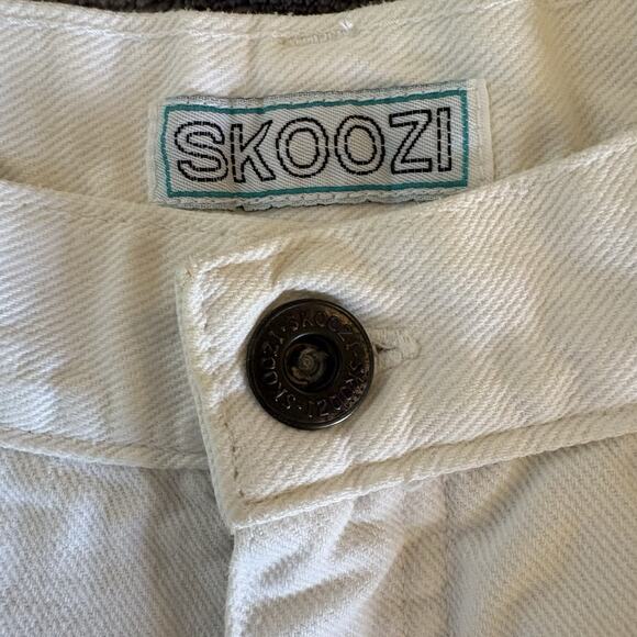 Vintage Skoozi White Women’s Mom Jean 25x27 Tapered Classic High Rise 80s/90s - Picture 5 of 12